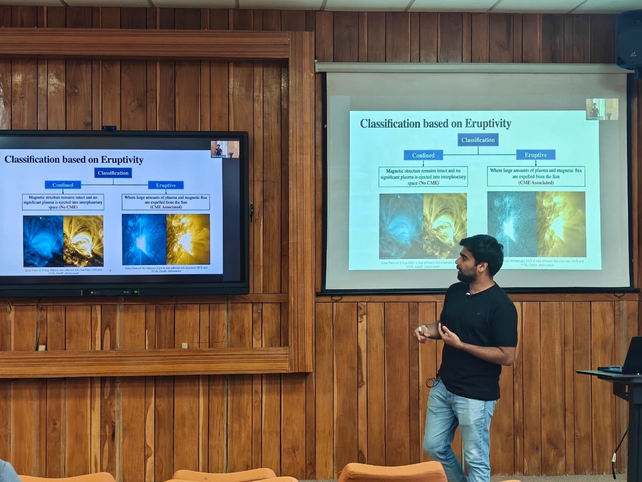 The talk that had me nervous all week  Presenting my JRF-to-SRF review talk — the milestone review where a Junior Research Fellow turns into a Senior Research Fellow, marking two years into the PhD